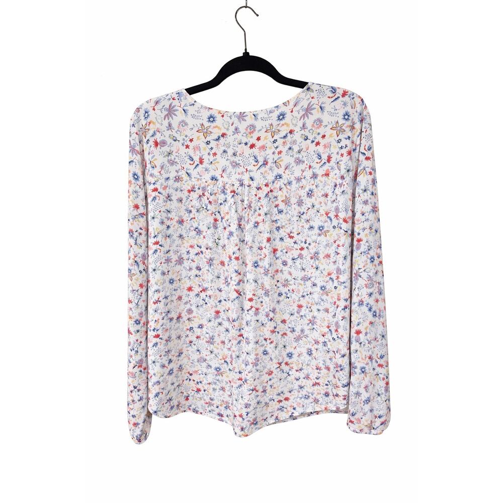 GAP Large Boho Floral Cottagecore‎ Romantic Peasant Spring Chic Top